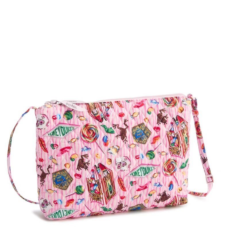 Vera Bradley Women's Outlet Harry Potter Cotton Large Hipster Crossbody Bag Honeydukes