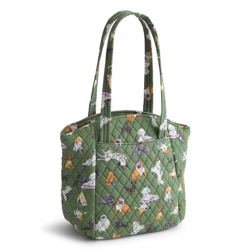 Vera Bradley Women's Outlet Cotton Glenna Satchel Purse Peacoat