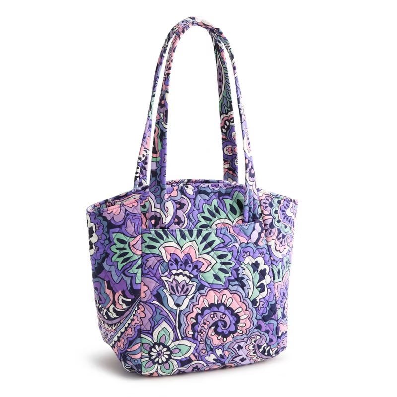 Vera Bradley Women's Outlet Cotton Glenna Satchel Purse Peacoat