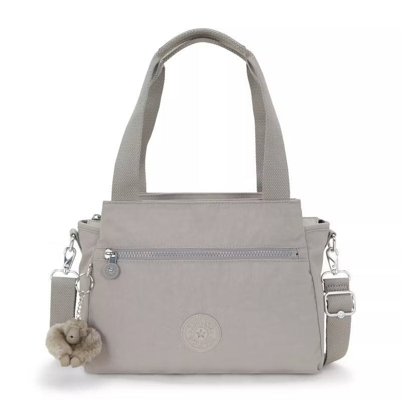 Kipling Elysia Shoulder Bag Grey Gris