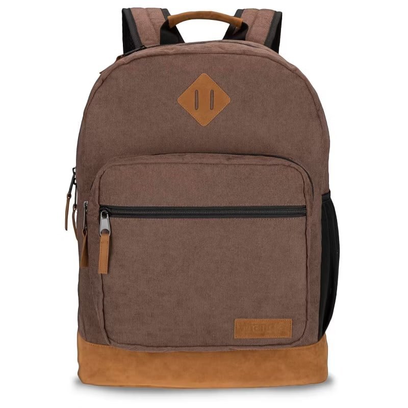 Wrangler 18.5" Yellowstone Laptop Backpack, Water Resistant Classic Logo Casual Daypack, Fits 15.6" Laptop Sleeve Backpacks (Teal Patterned)