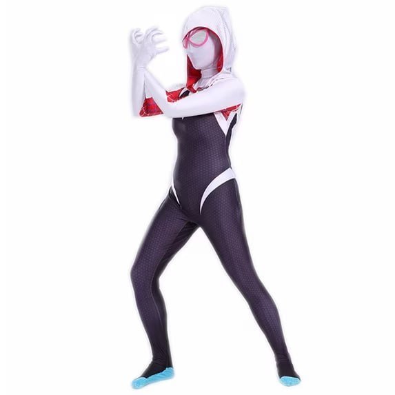 Gwen Cosplay Costume, 3D Style Costume For Unisex Adults