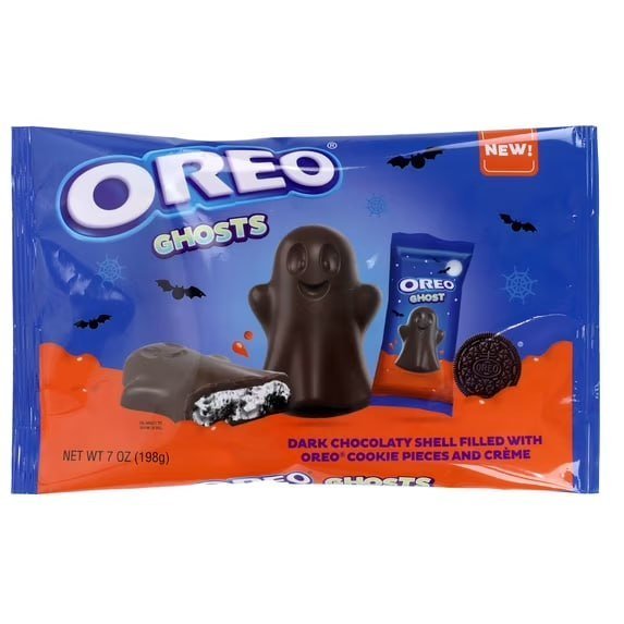 Frankford Oreo Crème Filled Dark Chocolate Ghosts Halloween Bag