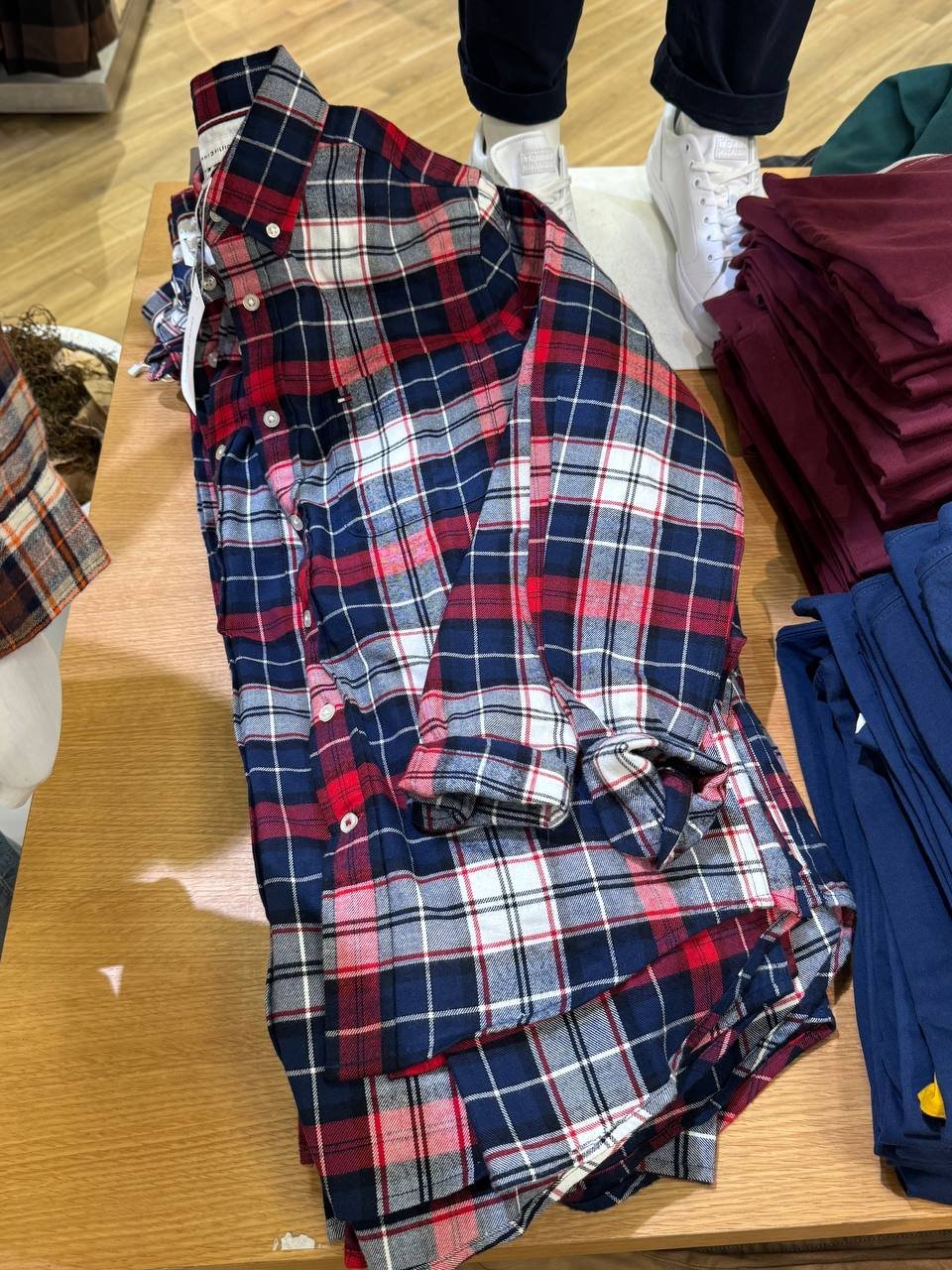 CAMISA FLANELA MANGA LONGA