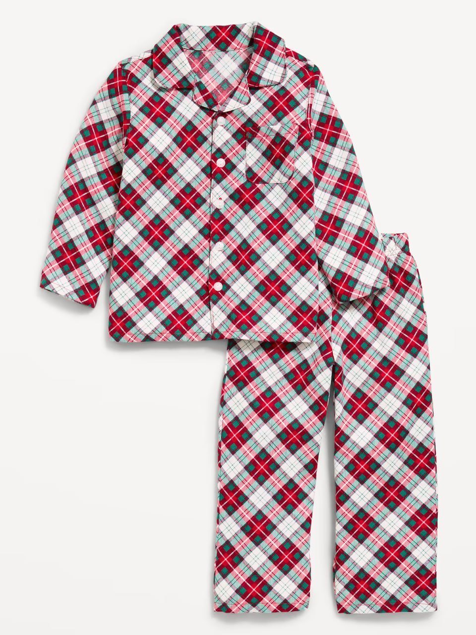 old navy Unisex Flannel Pajama Set for Toddler