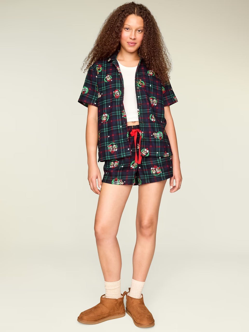 Old Navy x Disney Muppets Flannel Pajama Shorts Set for Women
