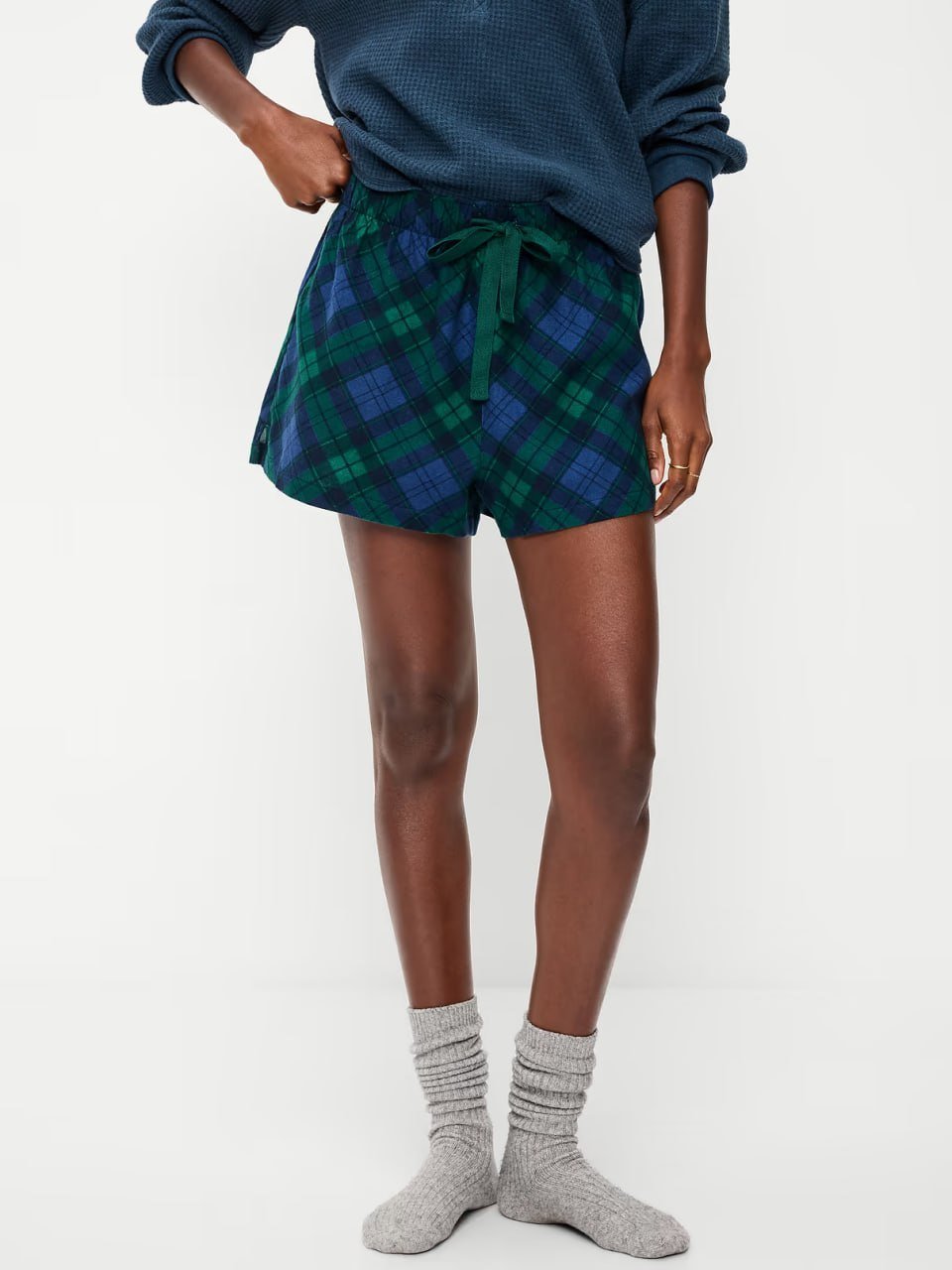 old navy Flannel Boxer Pajama Shorts for Women
