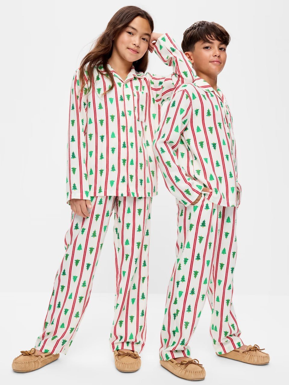 old navy Gender-Neutral Printed Flannel Pajama Pants Set for Kids