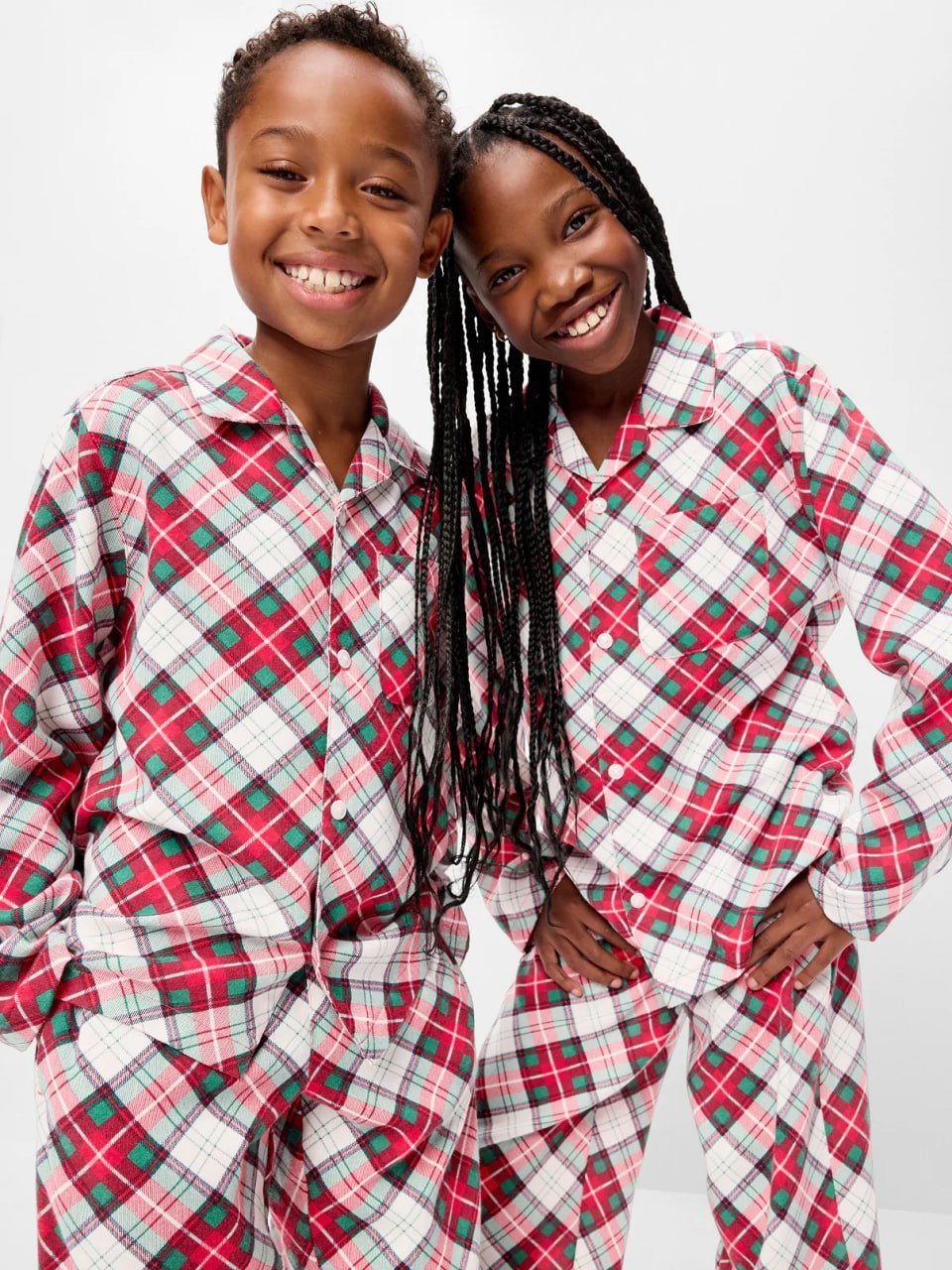 old navy Gender-Neutral Printed Flannel Pajama Pants Set for Kids
