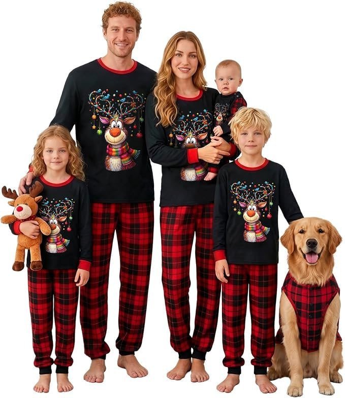 amazon Family Christmas Pajamas Matching Sets Xmas Pjs