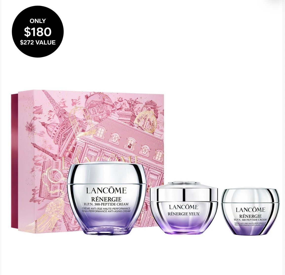 3-Piece Rénergie Skincare Face and Eye Cream Gift Set