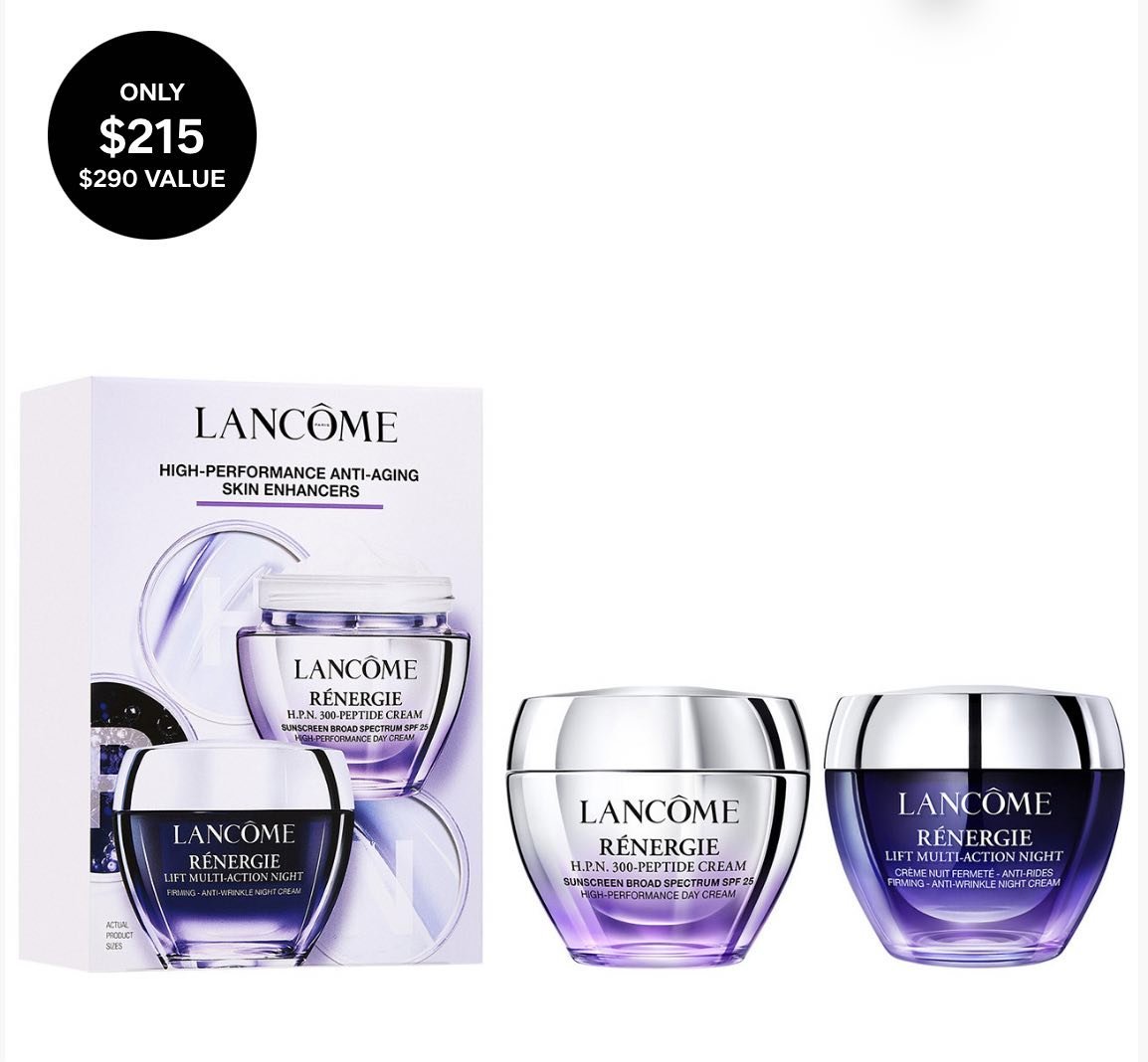 2-Pc. Rénergie H.P.N. 300-Peptide Cream SPF 25 and Rénergie Lift Multi-Action Night Cream Duo Set