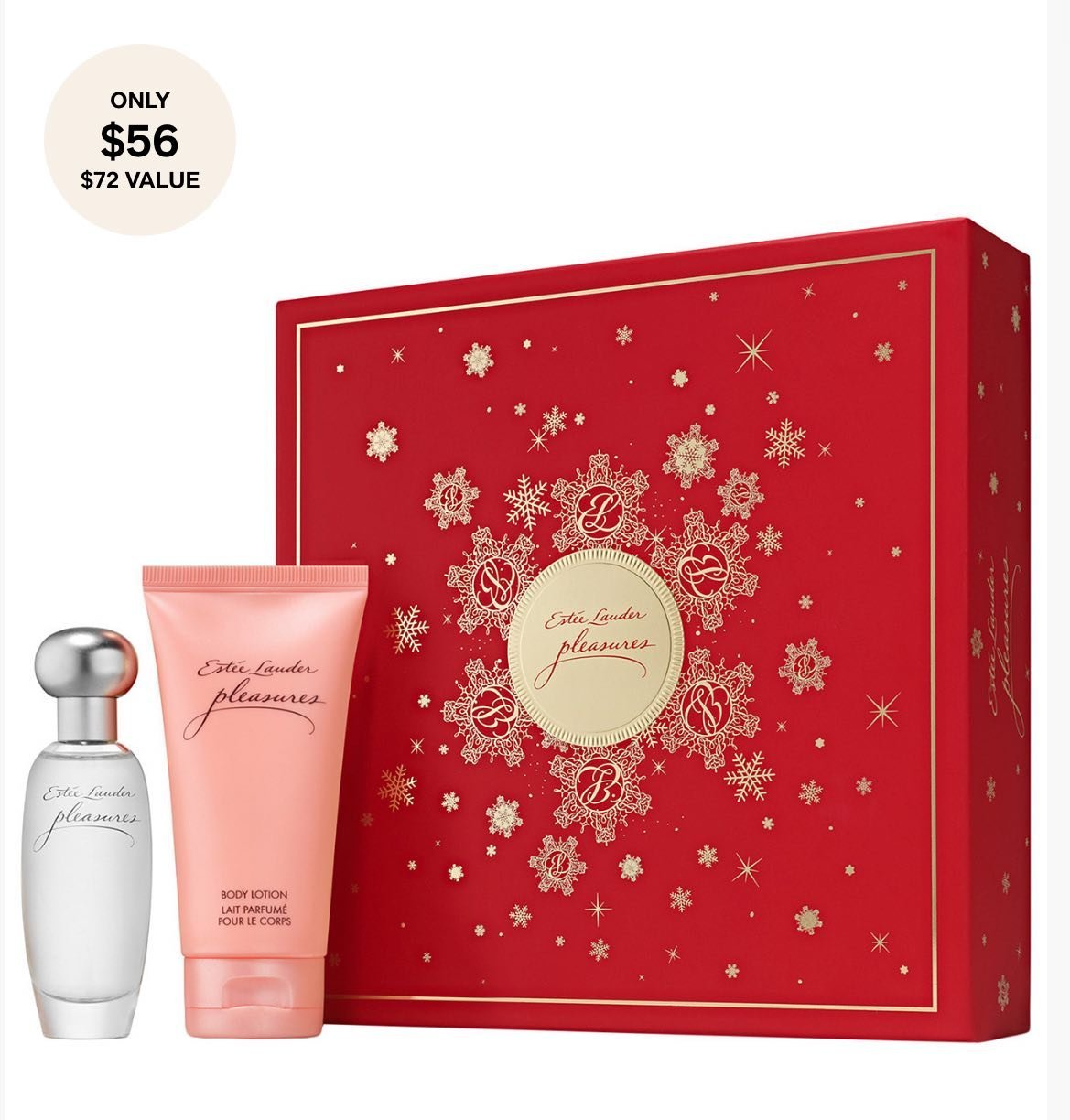 2-Piece Pleasures Eau de Parfum Spray + Body Lotion Gift Set