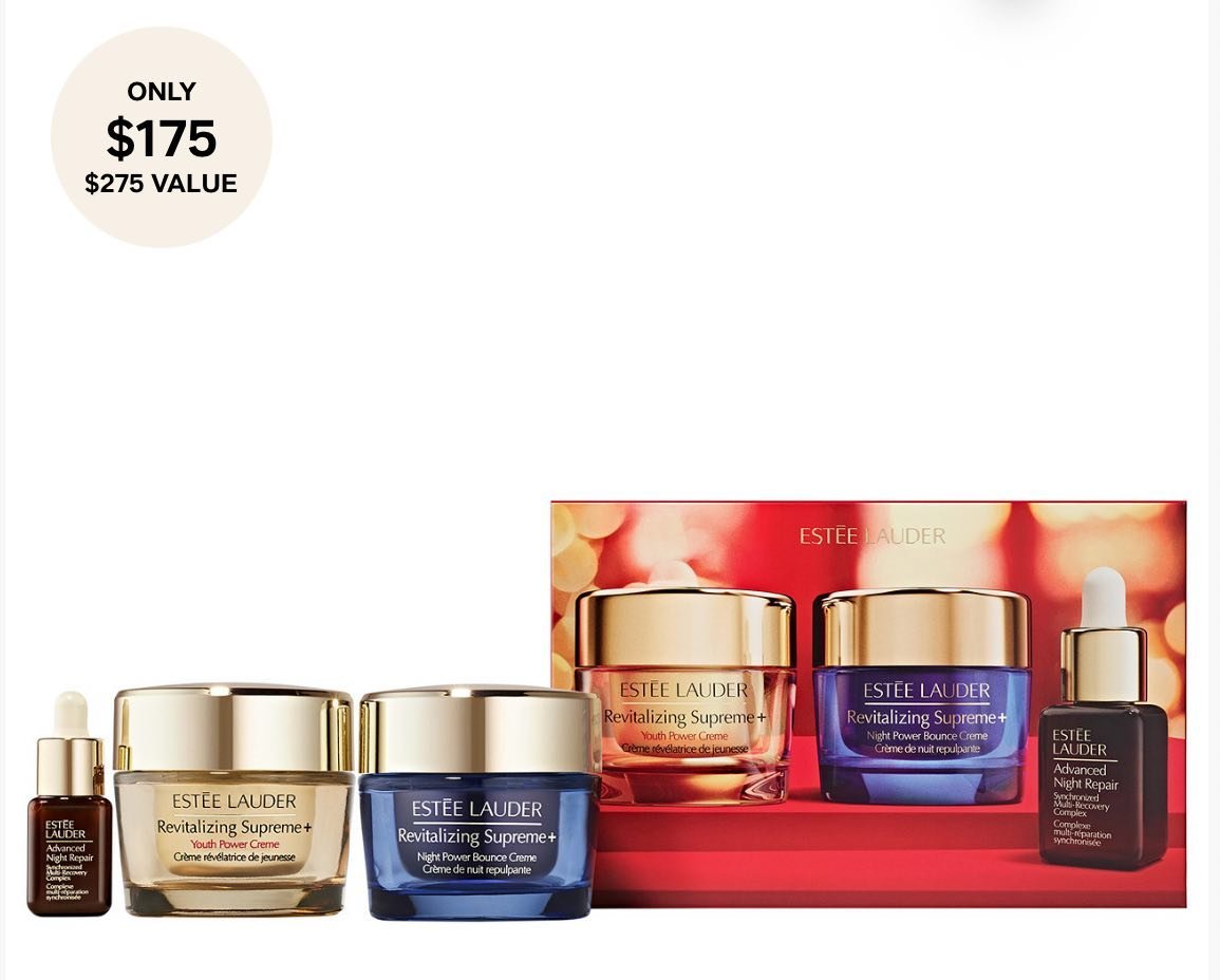 3-Piece Revitalizing Supreme +Skincare Gift Set