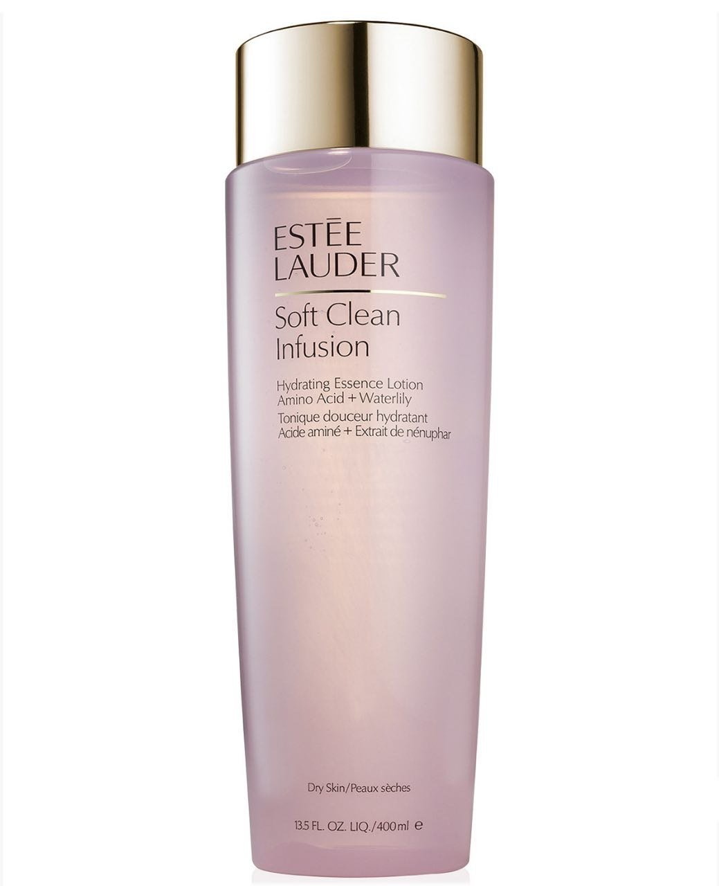 Soft Clean Infusion Hydrating Skin Essence Face Lotion Toner with Amino Acid + Waterlily, 13.5 fl oz.