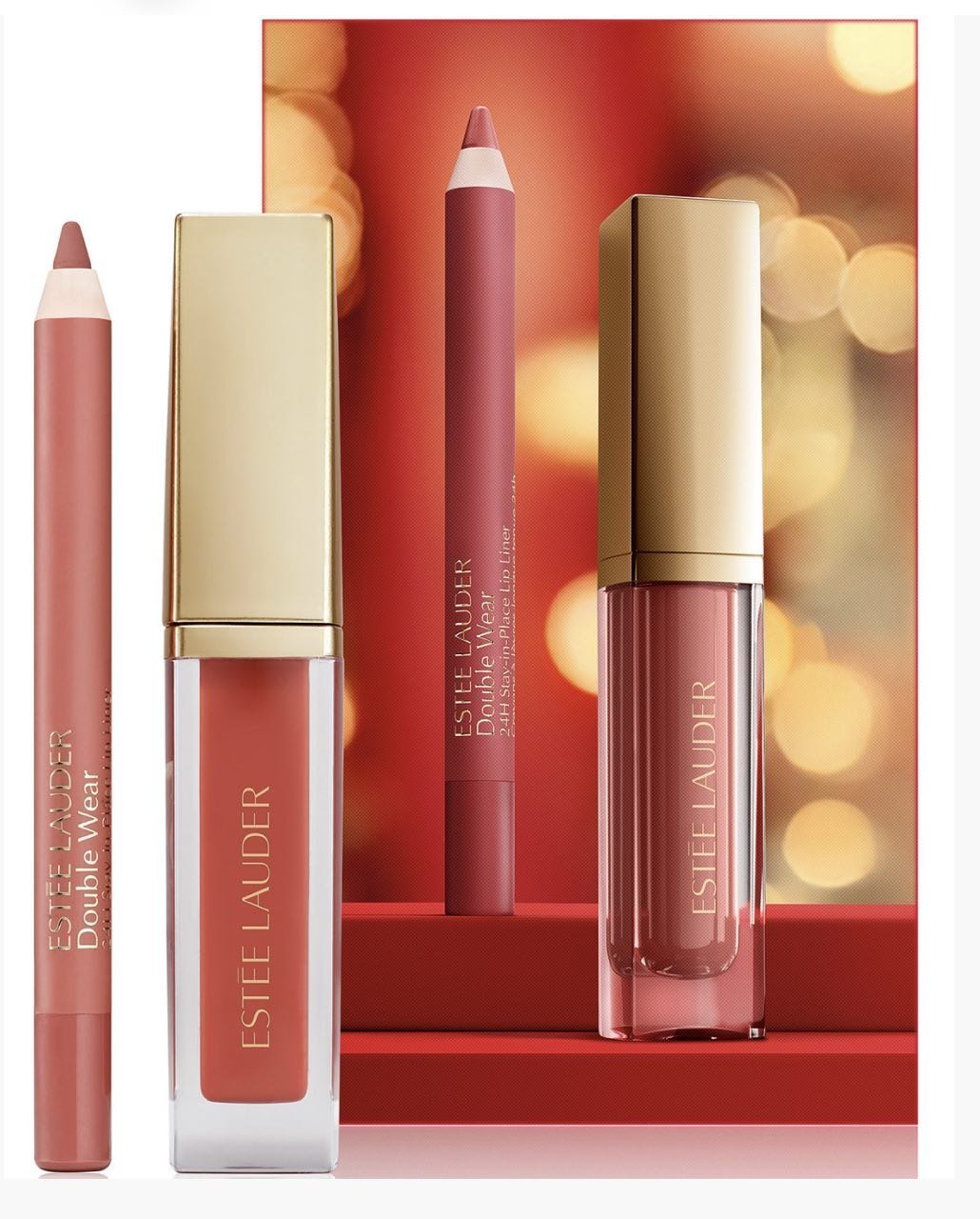 2-Piece Petite Suite Mini Lip Oil & Lip Liner Duo Makeup Gift Set
