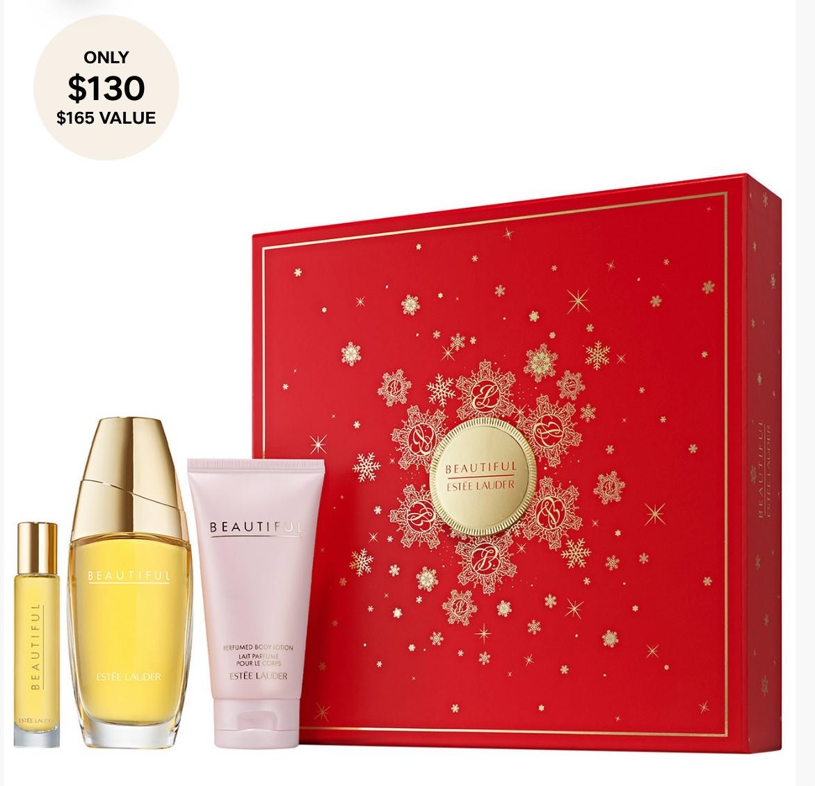 3-Piece Beautiful Favorites Parfum Spray + Body Lotion Gift Set