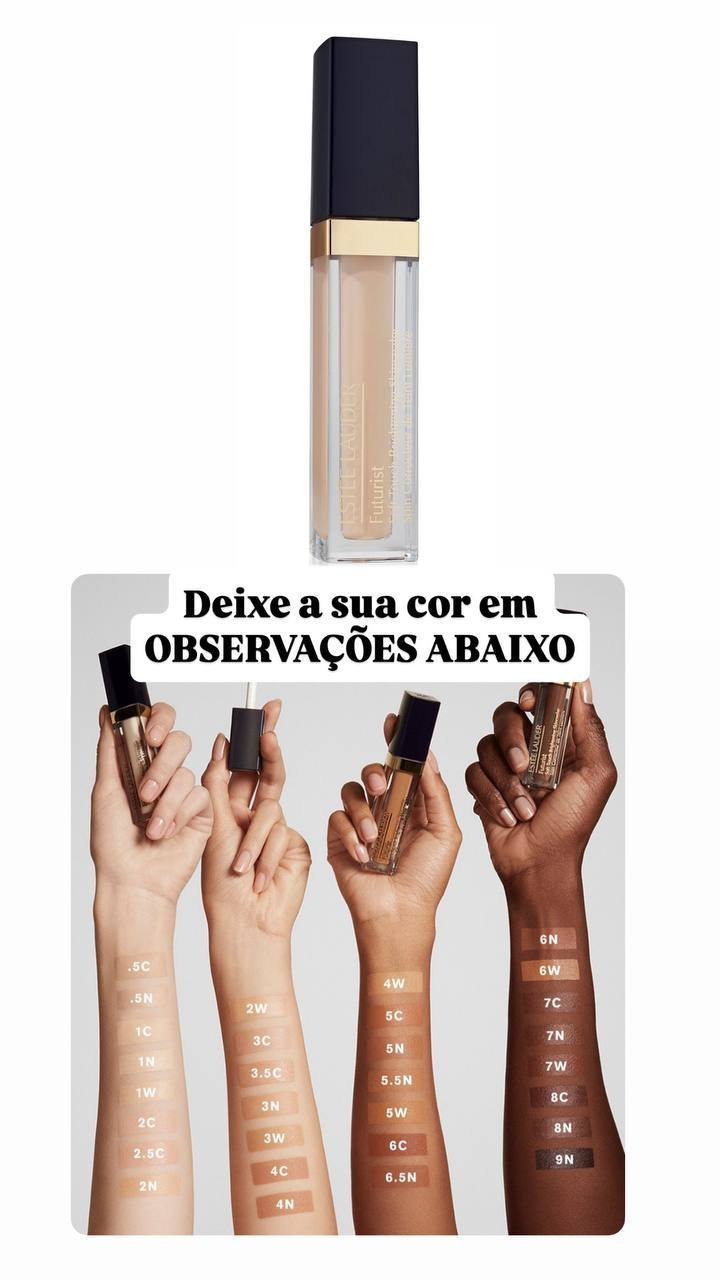 Futurist Soft Touch Brightening Skincealer Concealer with Vitamin C DEIXE SUA COR EM OBSERVAÇÕES