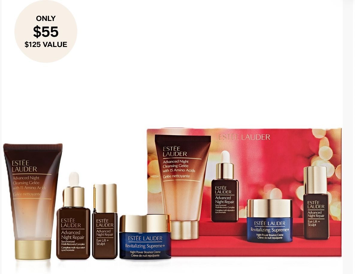 4-Piece Advanced Night Repair Discovery Skincare Gift Set