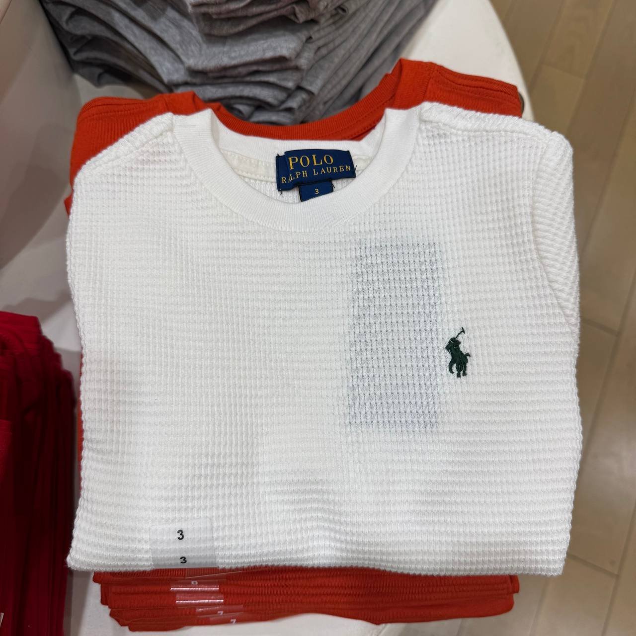 CAMISETA MALHA WAFFLE MANGA LONGA