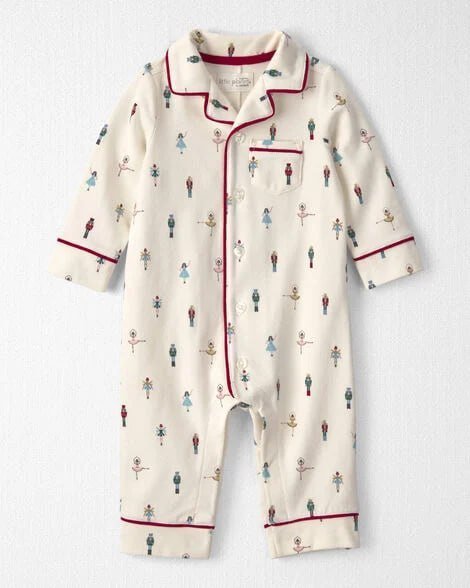 Baby Organic Cotton Coat Style Pajamas