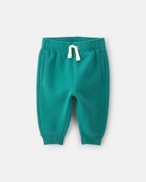 Baby Boy Racecar Fleece Pants - Cobalt Blue