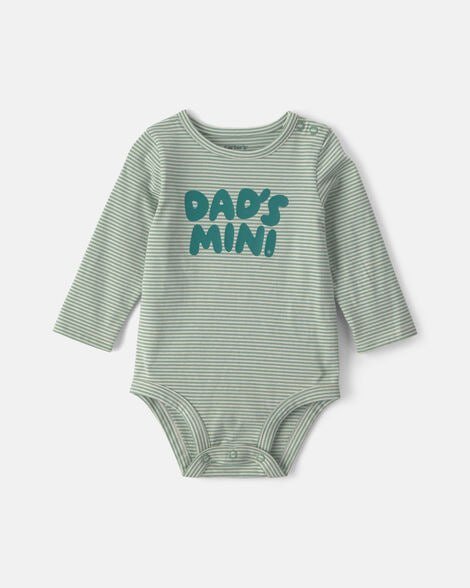 Baby 'Cousin Club' Long-Sleeve Graphic Bodysuit - Cream