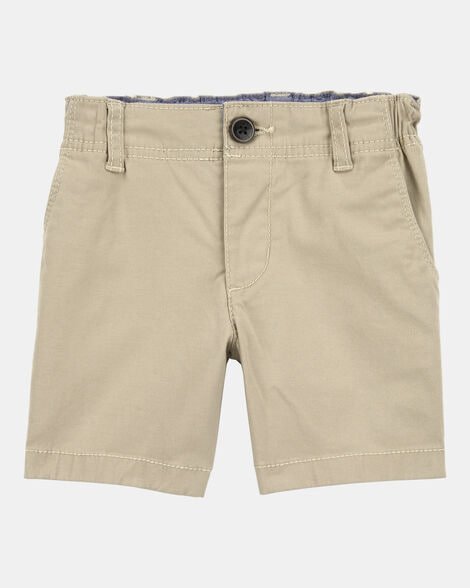 Toddler Stretch Chino Uniform Shorts - Navy