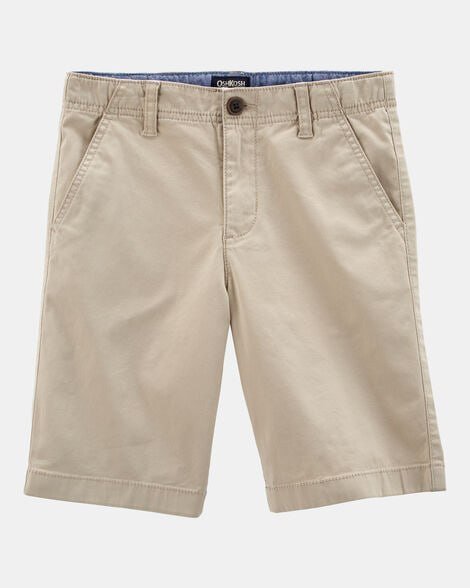 Kid Stretch Chino Uniform Shorts - Navy