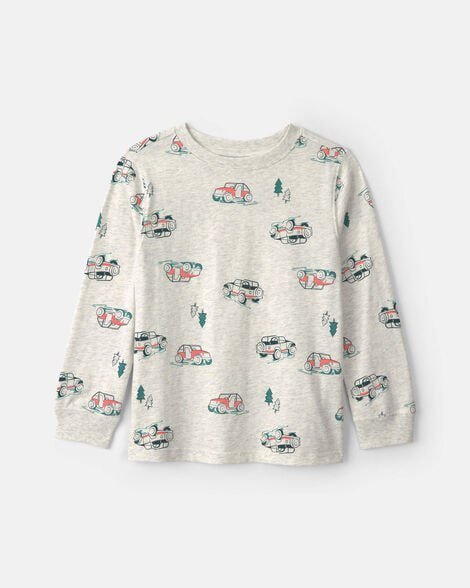 Boys Record Music Long-Sleeve Top - Grey