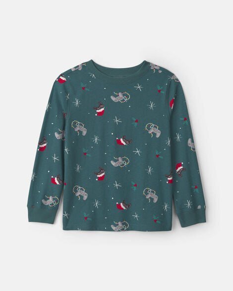 Boys Record Music Long-Sleeve Top - Grey