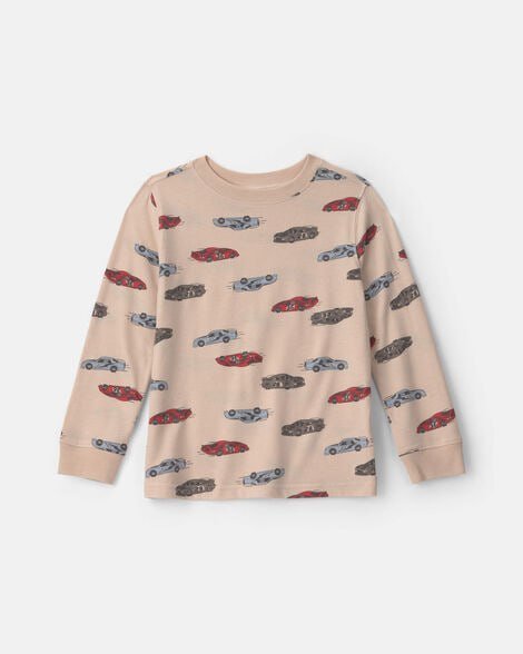 Boys Record Music Long-Sleeve Top - Grey