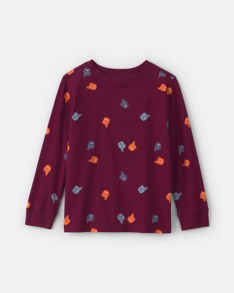 Boys Record Music Long-Sleeve Top - Grey