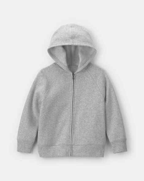 Boys Camo Zip-Up Hoodie - Green