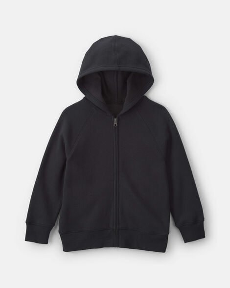 Boys Camo Zip-Up Hoodie - Green