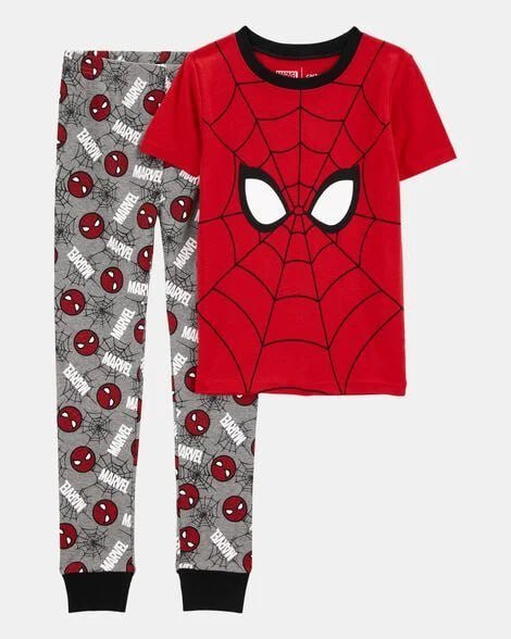 Boys Minecraft Snug Fit Cotton 2-Piece Pajamas - Blue