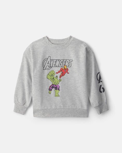 Boys ©Marvel Avengers Pullover Sweatshirt - Grey