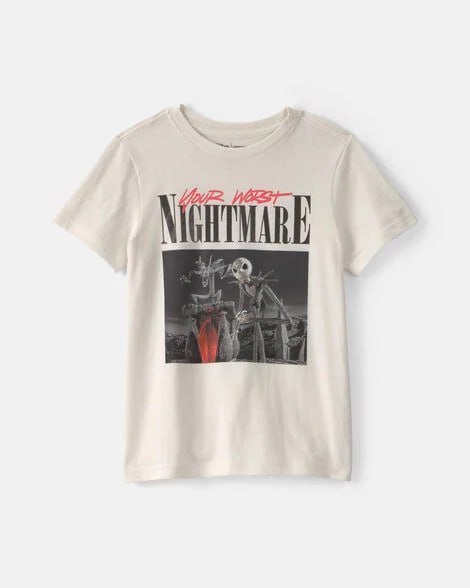 Boys Disney© Nightmare Halloween Graphic Tee - Cream