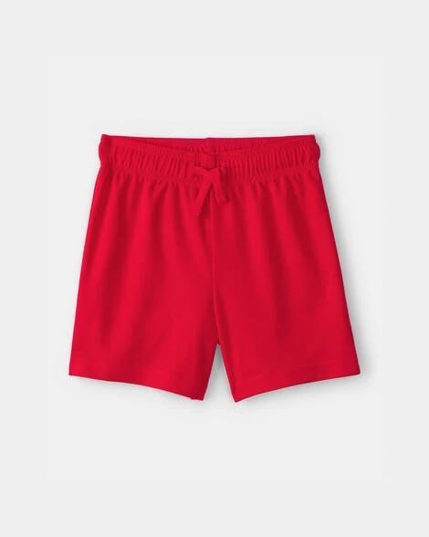 Toddler Boy Mesh Active Shorts - Green