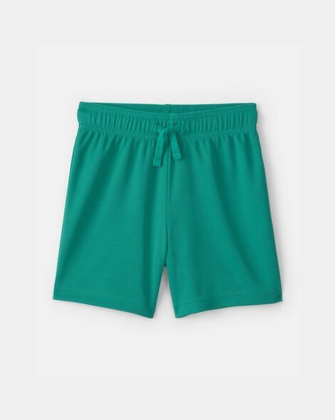Toddler Boy Mesh Active Shorts - Green