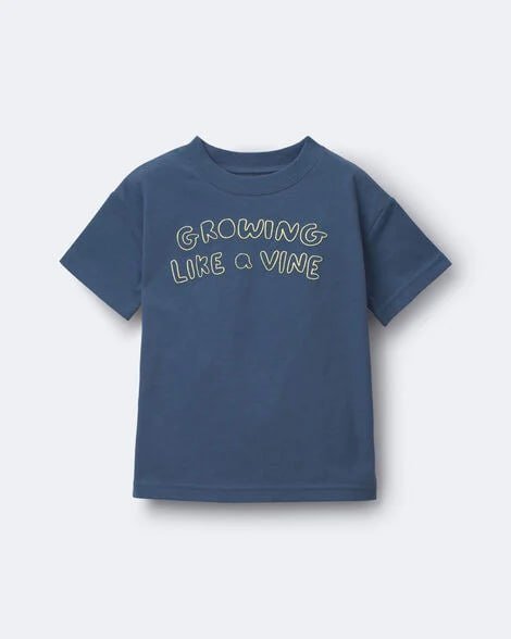 Toddler Squish Relaxed Graphic Tee - White