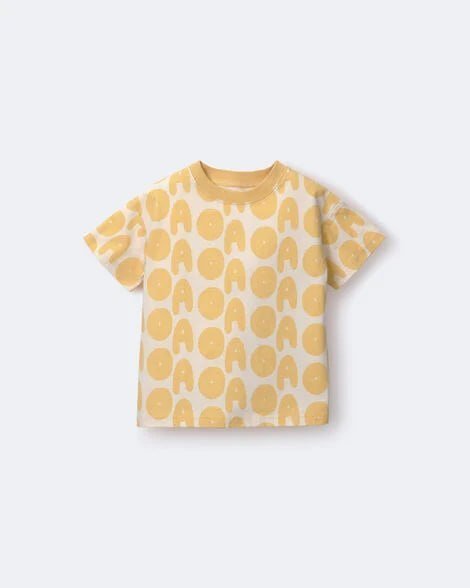 Toddler Squish Relaxed Graphic Tee - White