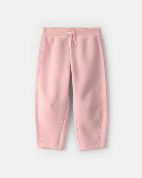 Toddler Girl Fleece Joggers - Heather Grey