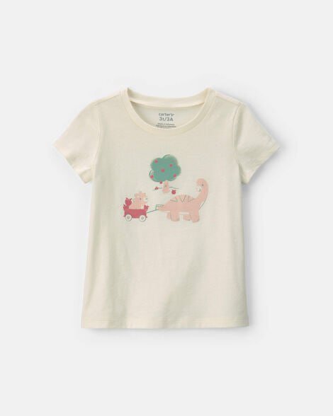 Toddler Girl 'Friendsies' Bow Graphic Tee - Navy Blue