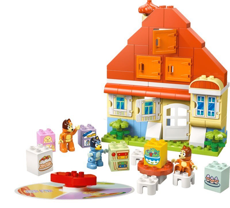 Bluey's Family House with Memory Game