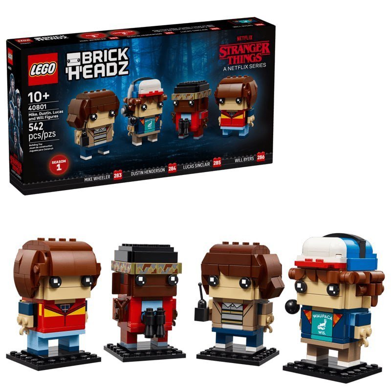 Mike, Dustin, Lucas and Will Figures