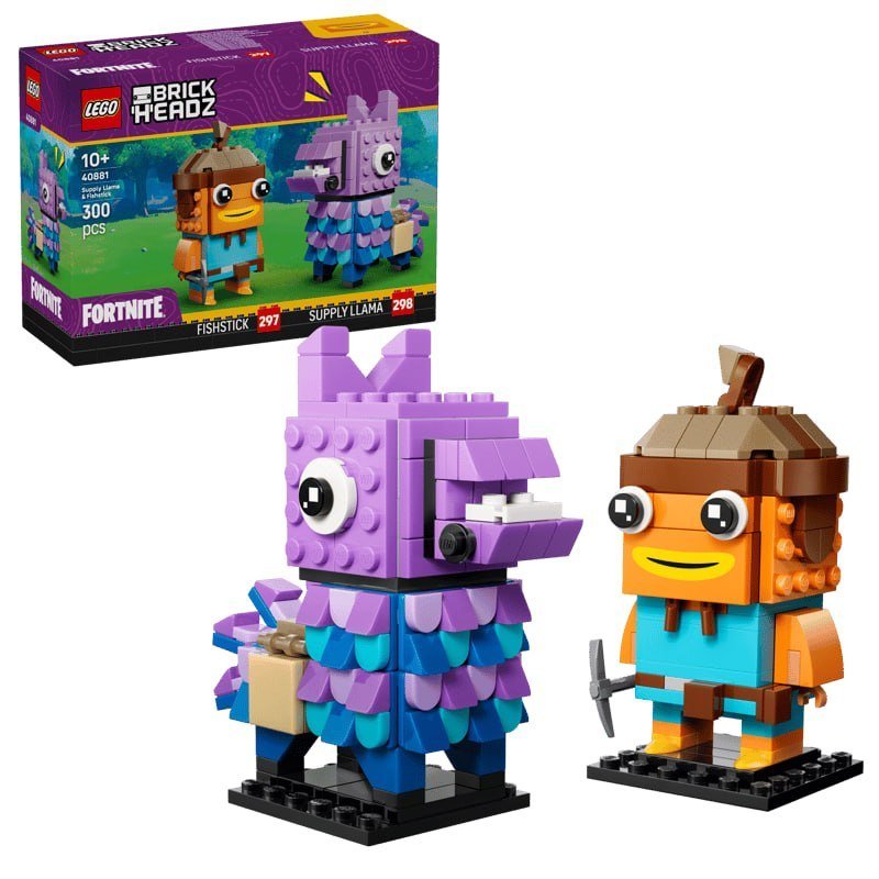 Supply Llama & Fishstick Figures