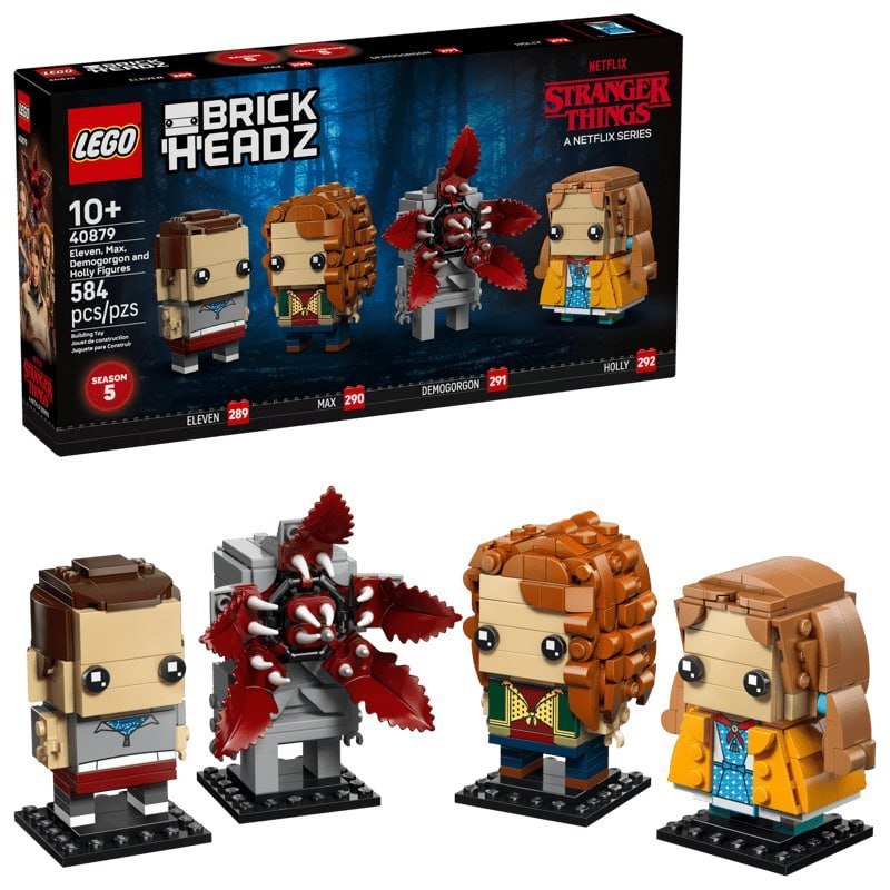 Eleven, Max, Demogorgon and Holly Figures