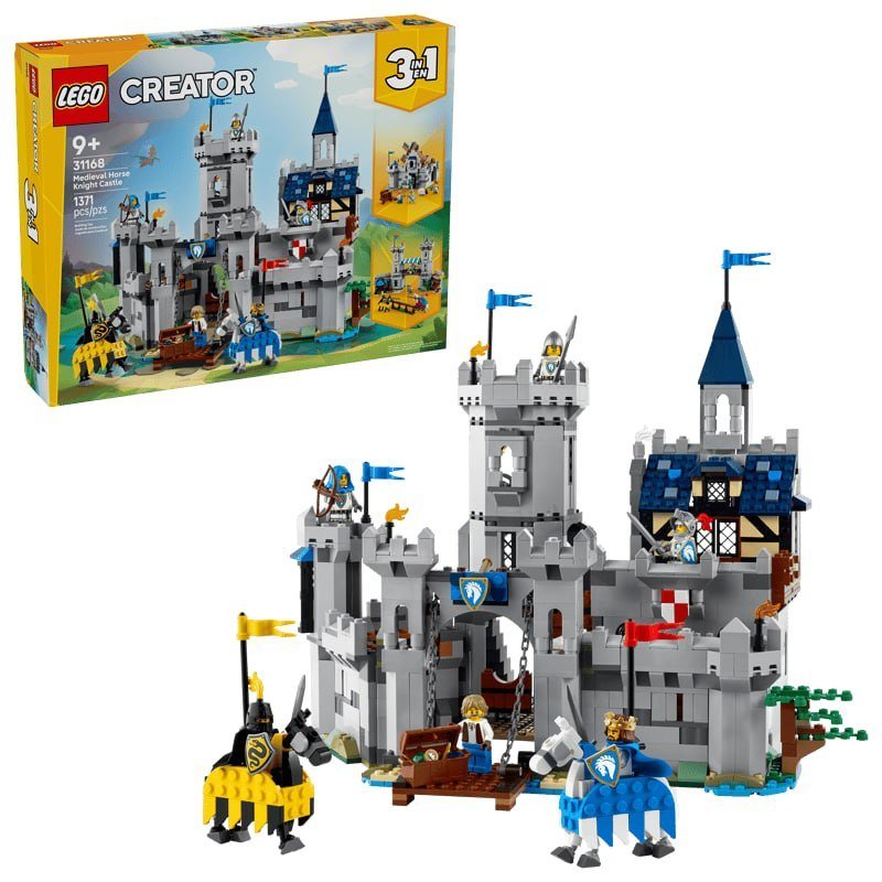 Medieval Horse Knight Castle