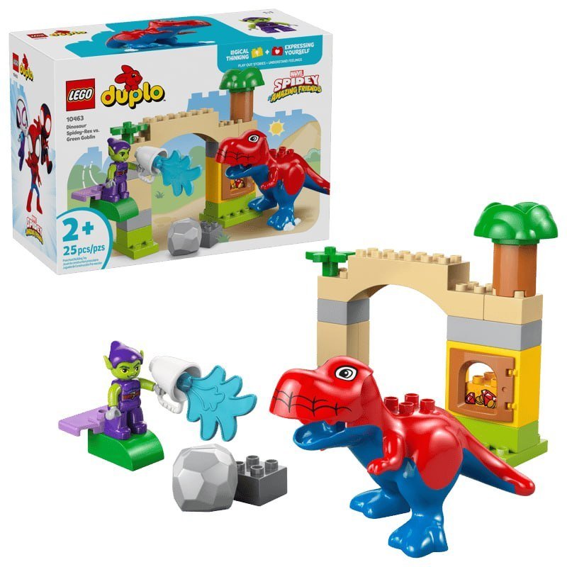 Dinosaur Spidey-Rex vs. Green Goblin